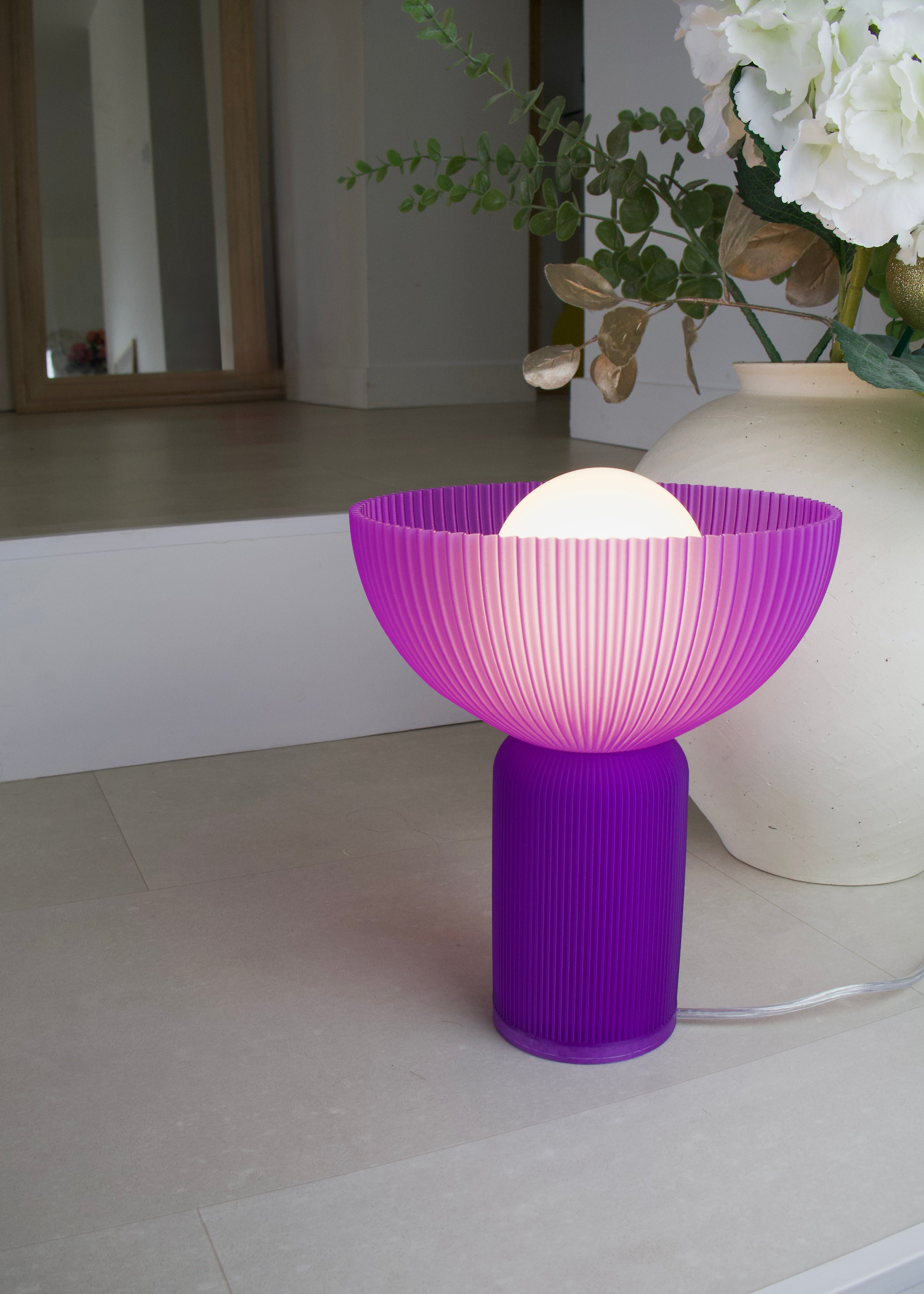 Lampe Perl Lavande - vue de détail - PRZ