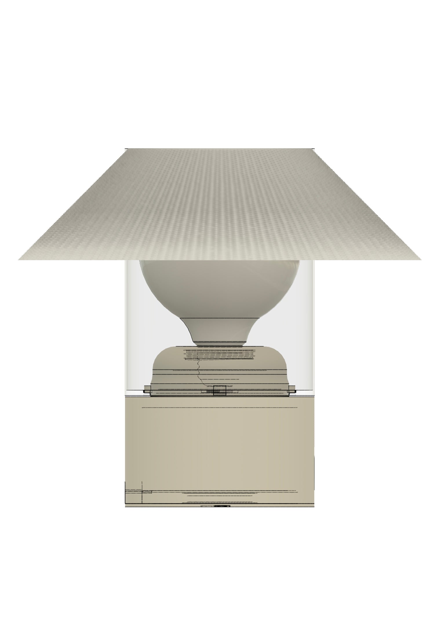 Lampe Argi - dimensions 250 x 210 mm - PRZ