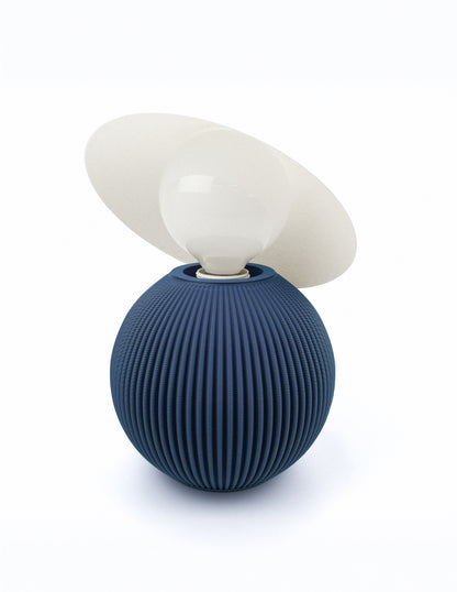 Lampe Dam Bleu