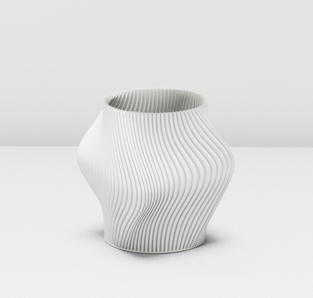 Twi Vase - Blanc