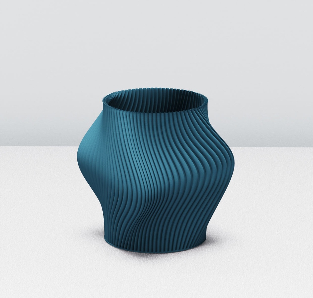 Twi Vase - Bleu