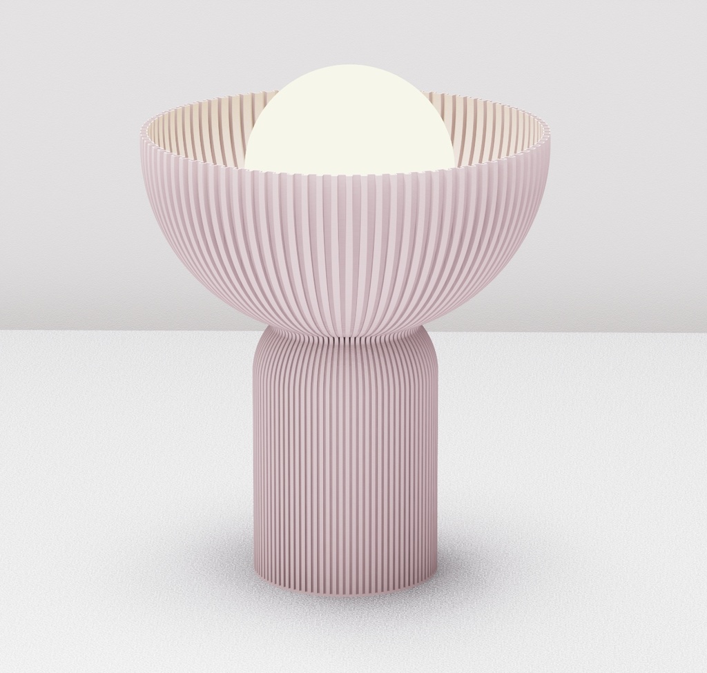 Lampe Perl Rose