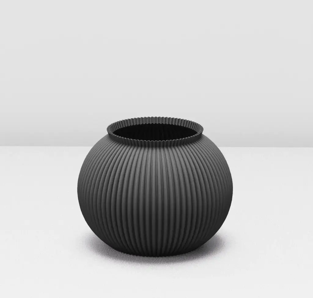 Vase Ron Noir