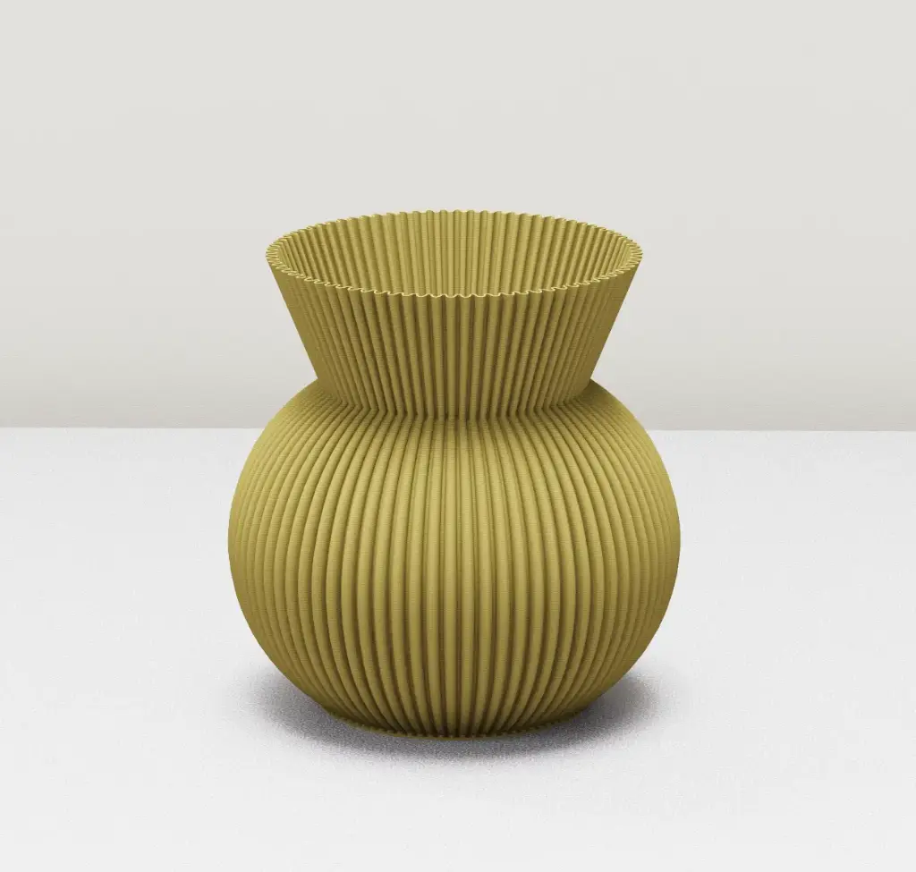 Vase Jad Moutarde