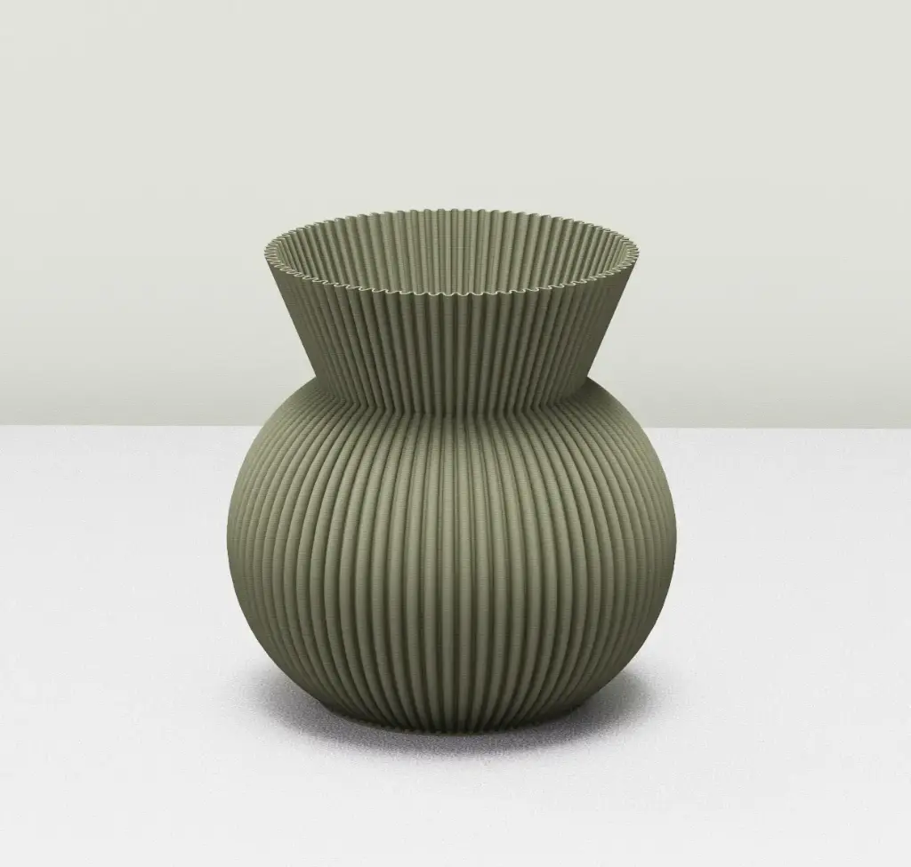 Vase Jad Vert