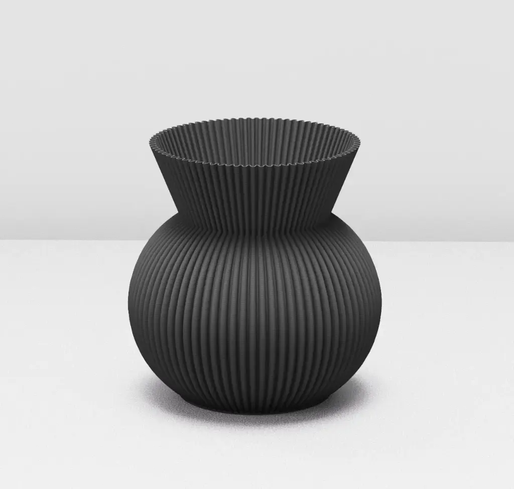 Vase Jad Noir