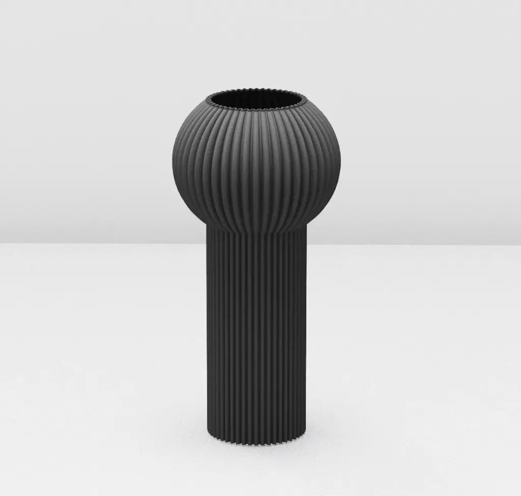 Vase Glo Noir