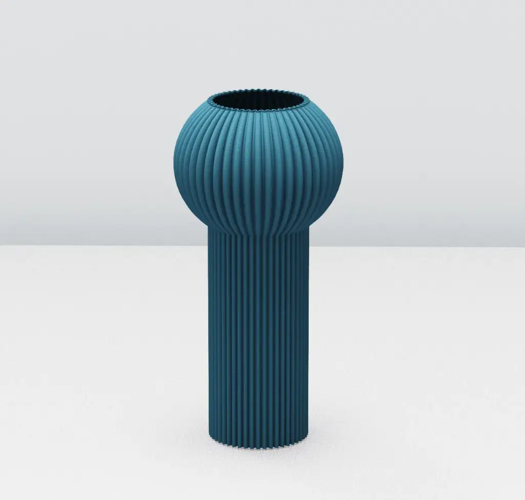 Vase Glo Bleu