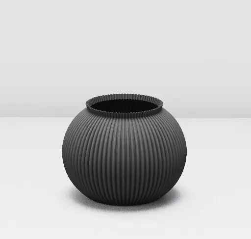 [VAS-RON-NOI] Vase Ron Noir