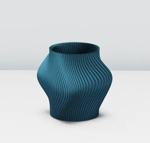 [VAS-TWI-BLE] Vase Twi Bleu
