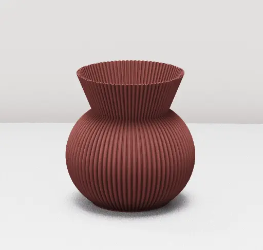 [VAS-JAD-ROU] Vase Jad Rouge