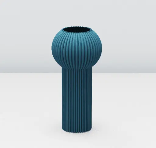 [VAS-GLO-BLE] Vase Glo Bleu